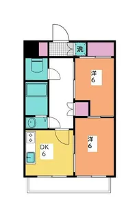 ユーロハイツ浜岡【1階】の間取り