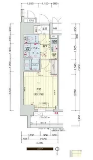 プレサンス桜通ザ・タイムズ【10階】の間取り