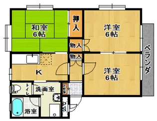 メゾニティ・ピース【2階】の間取り