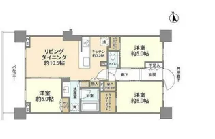 シティテラス杉並方南町サウス【6階】の間取り