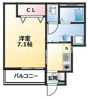 クラシオ北習志野【1階】の間取り