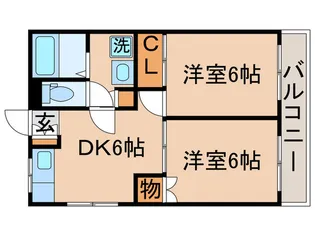 エントピア新和II【1階】の間取り