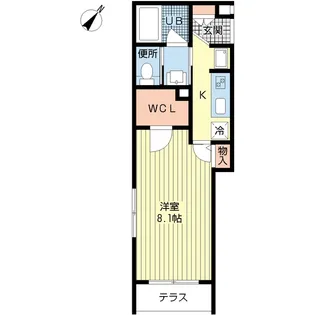 アルコバレーノ【1階】の間取り
