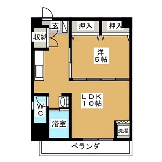 升本マンション【3階】の間取り