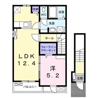 マスコリーノ【2階】の間取り