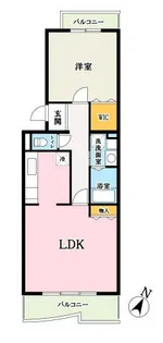 埼玉県所沢市東所沢和田2【アパート】の間取り