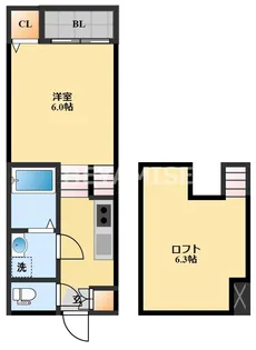 modern palazzo多良見IC【1階】の間取り