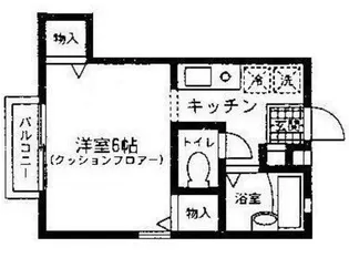グリーンポート吉祥寺A棟【1階】の間取り