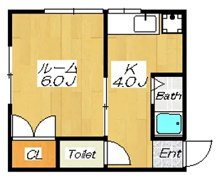 ハイツオモダカ【2階】の間取り