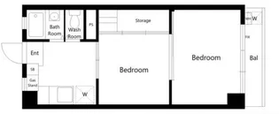 東京都中野区中野5【マンション】の間取り