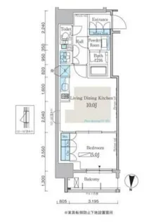 東京都中央区日本橋本町4【マンション】の間取り