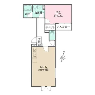 The Park Maison中野3丁目【3階】の間取り