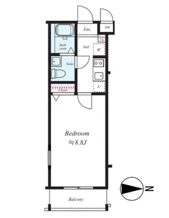 グランフォース浮間舟渡【3階】の間取り