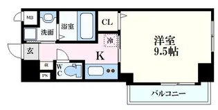S-RESIDENCE宇品5丁目I【5階】の間取り