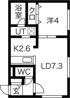 ベルコート宮の沢【3階】の間取り