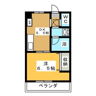 ゴールドベル新川崎【3階】の間取り