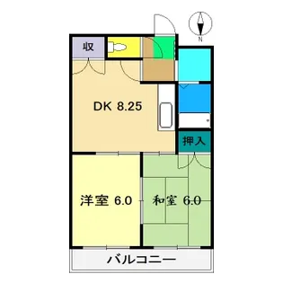 ヴィエントエンコスタ【1階】の間取り