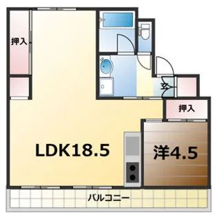 FLORA Kitakata2【3階】の間取り
