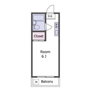 第14安藤マンション【1階】の間取り