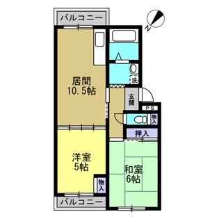 シャーンティII【3階】の間取り