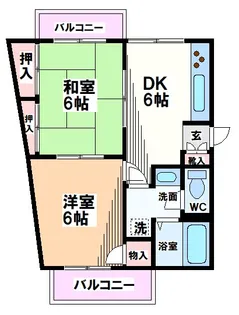 東京都国分寺市南町2【マンション】の間取り
