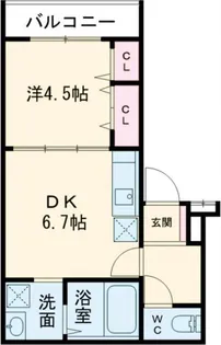 フジパレス鳳駅西ノース【2階】の間取り