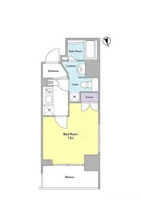 ラベイユ麻布十番【10階】の間取り