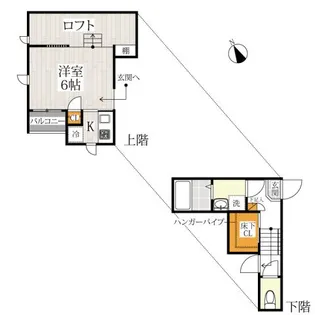 CB新座1st Stage【1階】の間取り