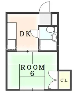 サンハイツ田宮【3階】の間取り