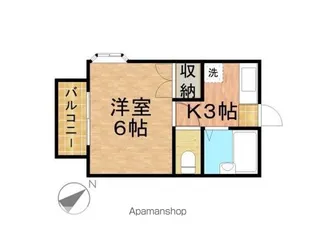 パールメゾンII【2階】の間取り