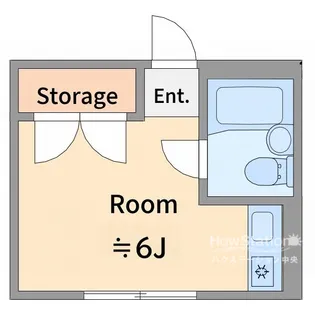 ブリッヂシーダ【2階】の間取り