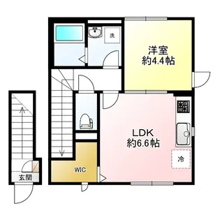 ヴィエント境南【2階】の間取り