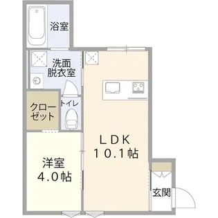 新潟県新潟市中央区大島【アパート】の間取り