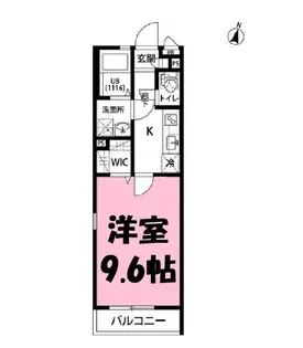 埼玉県越谷市蒲生西町2【アパート】の間取り