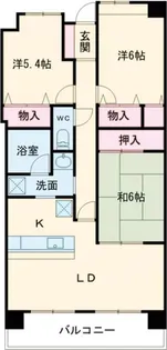ル・エスト宮前【2階】の間取り