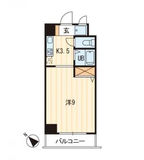ラフィーネ幟町【3階】の間取り