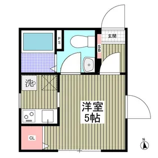 東京都新宿区荒木町【マンション】の間取り