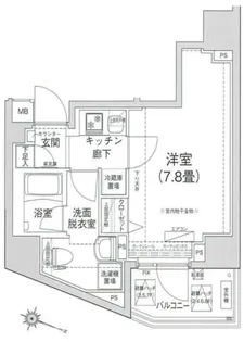 アイルプレミアム本駒込【8階】の間取り