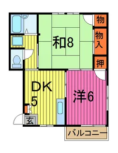 アネックスKOYO【1階】の間取り