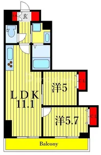 グラン ファム【4階】の間取り