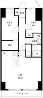 PARK MODERN 西葛西【2階】の間取り