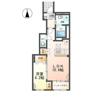 ピノリブロ【1階】の間取り