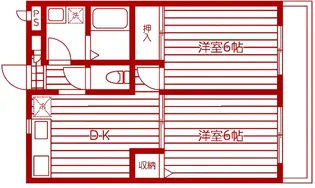 ロイヤルメゾン松ケ丘【2階】の間取り