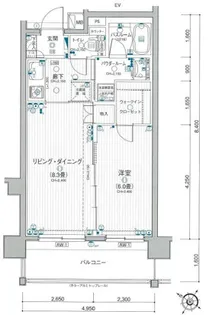 日神パレステージ板橋【8階】の間取り