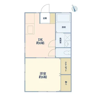 プルニエール日吉【1階】の間取り