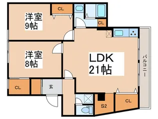 ミヤビヒルズ池袋本町【4階】の間取り