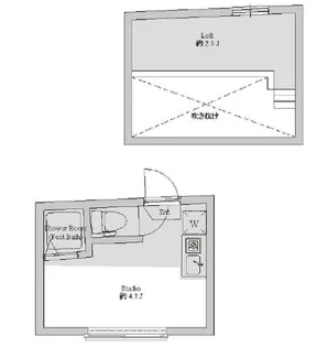 アーバンプレイス駒込III【2階】の間取り