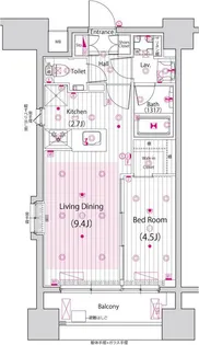 ガーラ・アヴェニュー浅草【11階】の間取り