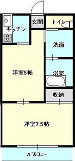 タイガーズマンション武里【2階】の間取り