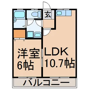 メゾン 杉の木【1階】の間取り